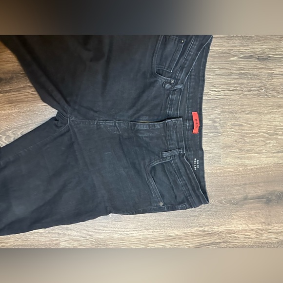 Black M X B slim fit jeans black size 38x30 - Picture 3 of 7